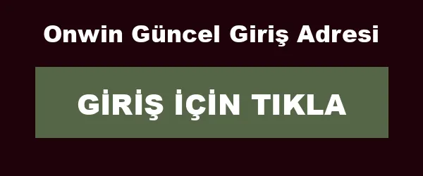 Onwin Güncel Giriş Adresi infografik